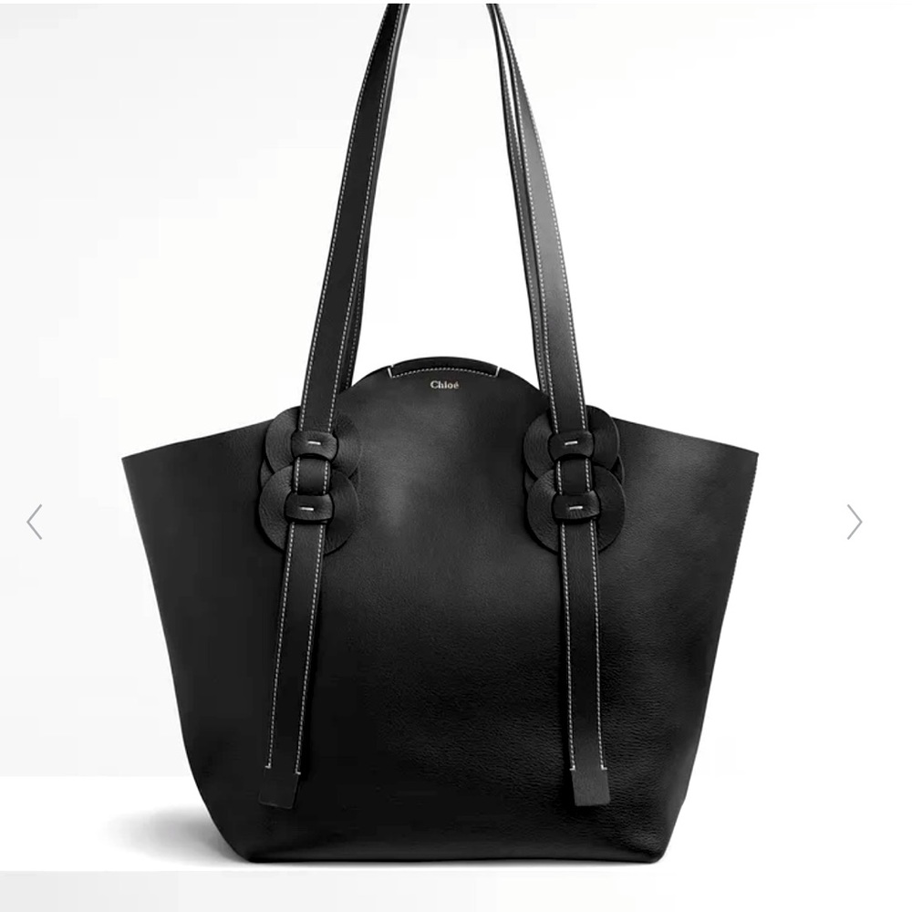 NWT Black Chloe Medium Darryl Tote Bag